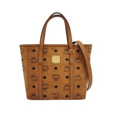 MCM Toni Classic Monogram Print Tote Crossbody Shopping Bag - Excellent #11RRCUG