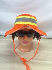 IRONWEAR Safety Booney Hat Adjustable with Silver Reflective L/XL New 1271-0