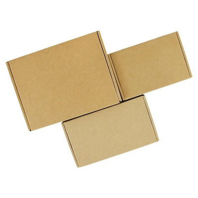 Braune Kraftpapier-Geschenkboxen Set verschiedene Größen Süßigkeiten Verpackung