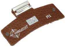 Snareweight M1b Leather Tone Control Dampener - Brown (3-pack) Bundle