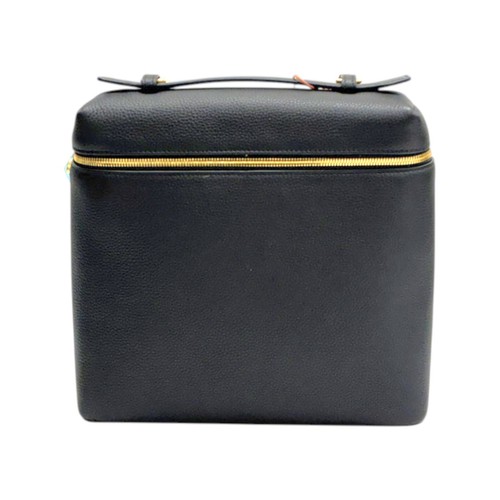 LORO PIANA Extra Pocket L23.5 Backpack Calfskin Black FAN4041