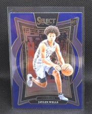 2024-25 Panini Select #79 Jaylen Wells Blue (Retail) RC