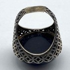 Sterling Silver 925 Black Onyx Ring & Diamond Cut Hoop Earrings Lot 21.3g — photo 6