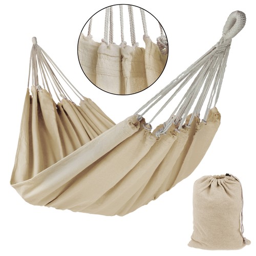 Hängematte 220x170cm groß Hängeliege Baumwolle 2 Personen XXL