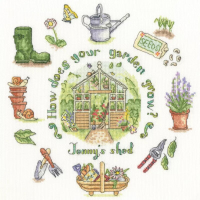 How Does Your Garden Grow Cross Stitch Kit by Bothy Threads