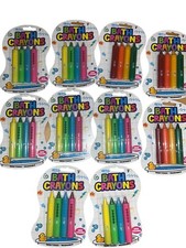 Kids Bath Washable Crayons 10 packs  Multi Colors