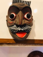 Sri Lankan Traditional Carved Wooden Masks Handmade Home Decor Wall Art Handmade