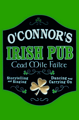 Blechschild 20x30 Irish Pub Wand + Tür Schild Bier Beer Ale Stout Irland Wand De
