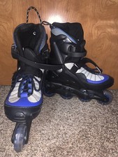 2XS Confort Flex Adult Inline Skates Roller Blades Buckle Boot Power Strap Sz 8