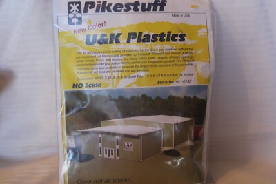 HO Scale Pikestuff, U&K Plastics Building Kit, #541-0102 BNOS