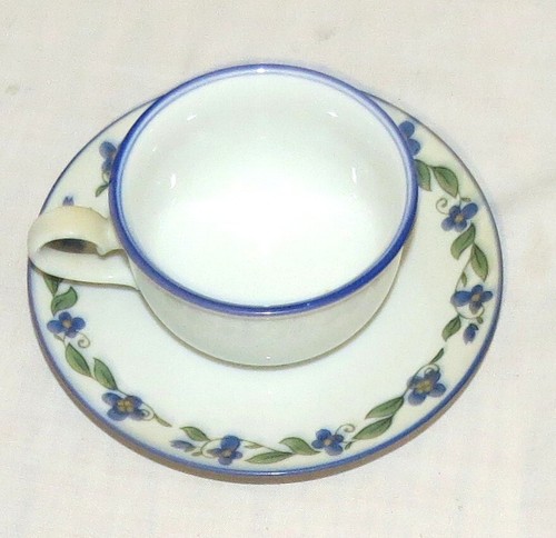 Dansk Provence Provence Wild Flowers Blue Cup & Saucer - Picture 2 of 4