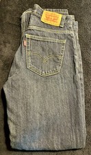 LEVI'S 505 Boy's Size 14 Slim 25 x 27 Straight Leg Denim Jeans