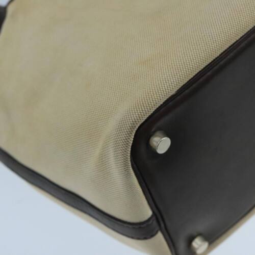 Auténtico bolso de mano de lona beige Hermès Picotin - Imagen 11 de 19
