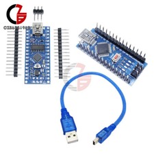 Nano V3.0 ATmega168 ATmega328 CH340G 16M 5V Mini USB Board Cable For Arduino