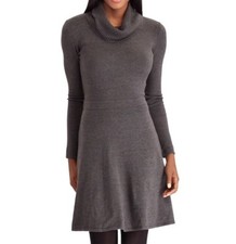 NWT! CHAPS Sweater Dress Gray Cowl neck Women's Size XL