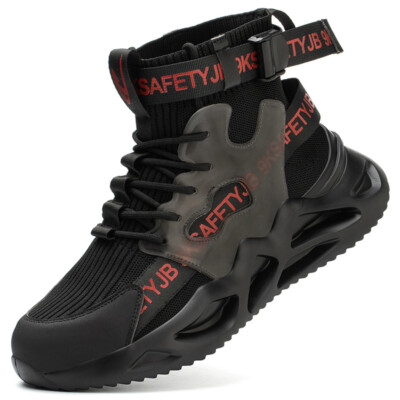 Mens Work Boots Steel Toe Cap Safety Shoes Indestructible Breathable Sneakers