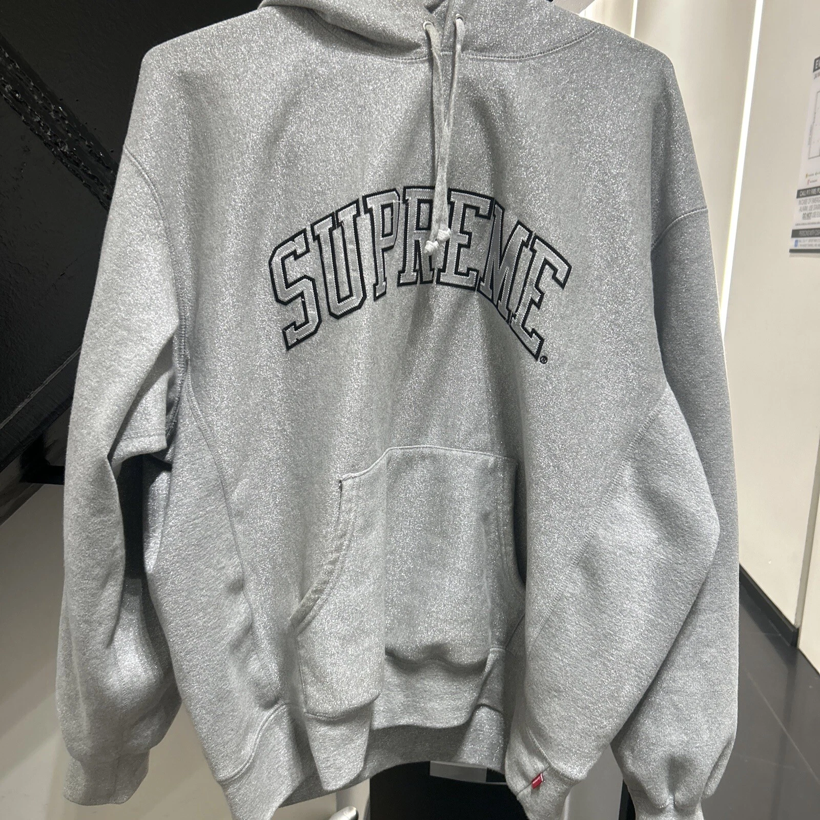 Sweat à capuche Supreme Metalic Arc Logo XL