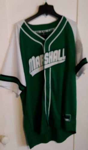 Marshall University Thundering Herd Baseball Jersey t shirt L Large
