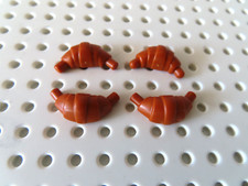 Lego 4 x  Croissant Hörnchen 33125 dunkelorange dark orange   NEU