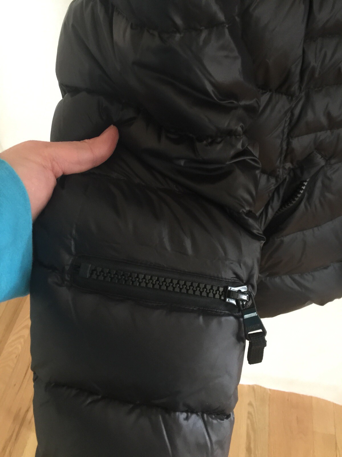 Andrew Marc Packable Down Zip Jacket Detachable H… - image 3