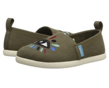 Native Shoes Venice Embroidered Child Slip On Shoe Green /Lyon Eye 12C