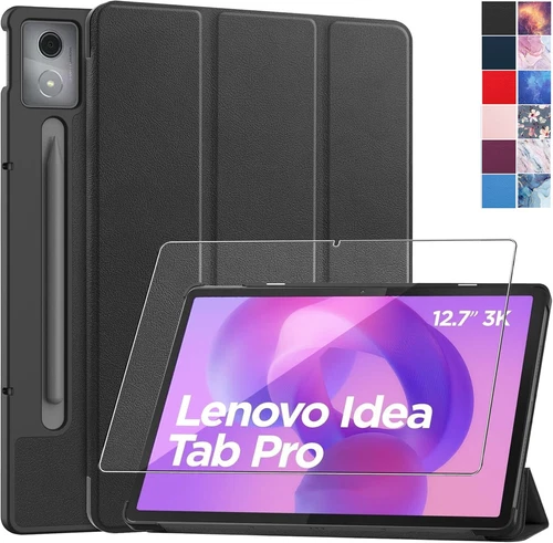 Schutzhülle + 9H Panzerfolie Glas für Lenovo Idea Tab Pro 12.7 TB-375FC 2025 -3