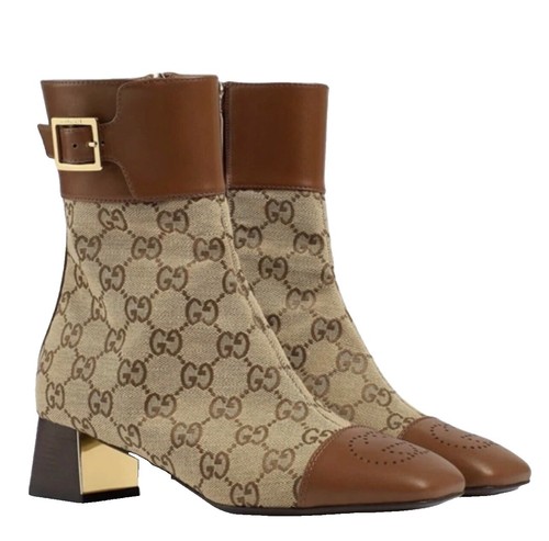 size 11G - Gucci Yankees Ankle Boots Beige GG NY MLB | eBay display picture 1