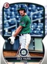 2023 BOWMAN PROSPECTS COLE YOUNG PAPER BASE BASEBALL CARD #BP-9