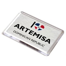 FRIDGE MAGNET - I Love Artemisa, Dominican Republic