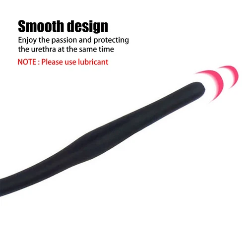 USA Male Silicone Inflatable Urethral Sounding Stretcher Penis Plug Tube Sex Toy - Picture 9 of 21