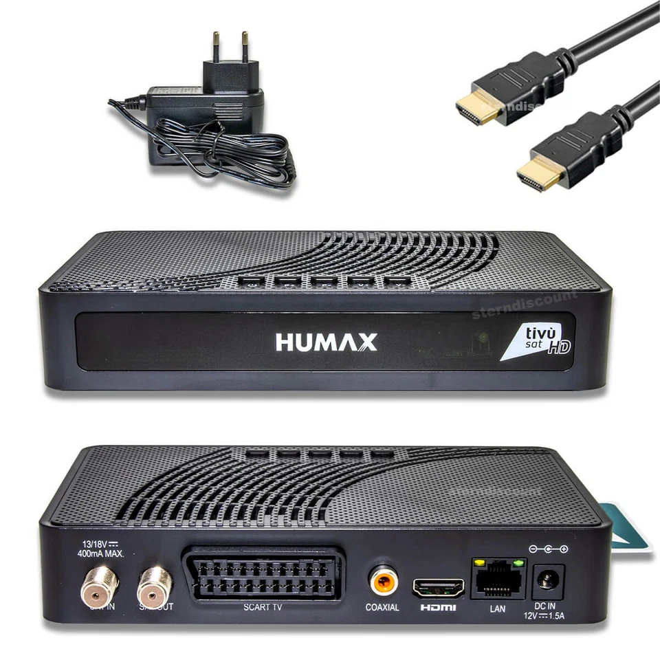 HUMAX TiVUMAX LT Ricevitore Tivusat HD + Smartcard aktiviert - Original Receiver - Bild 3 von 4