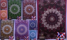 dian étoile Hippie Tenture Murale Psychédélique Tapisserie Mandala Double