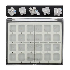 Dental Orthodontic Ceramic Bracket Metal Reinforced 3M Unitek Clarity Style