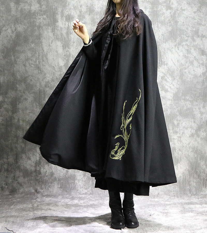 HOT Hooded Cape Plus Size Poncho Coat Hood Cape Style Coats
