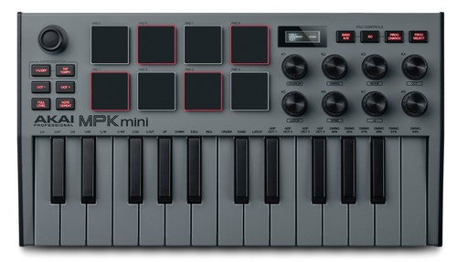 Akai Professional MPK Mini MK3 25-Key MIDI Controller Special Edition Gray - Picture 1 of 3