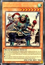 YUGIOH ANCIENT WARRIORS - VALIANT ZHANG DE | RARE | 1st EDITION | IGAS-EN013