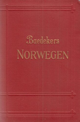 Buch: Norwegen, Dänemark, Island, Spitzbergen. 1931, Karl Baedeker Verlag - Imagen 1 de 1