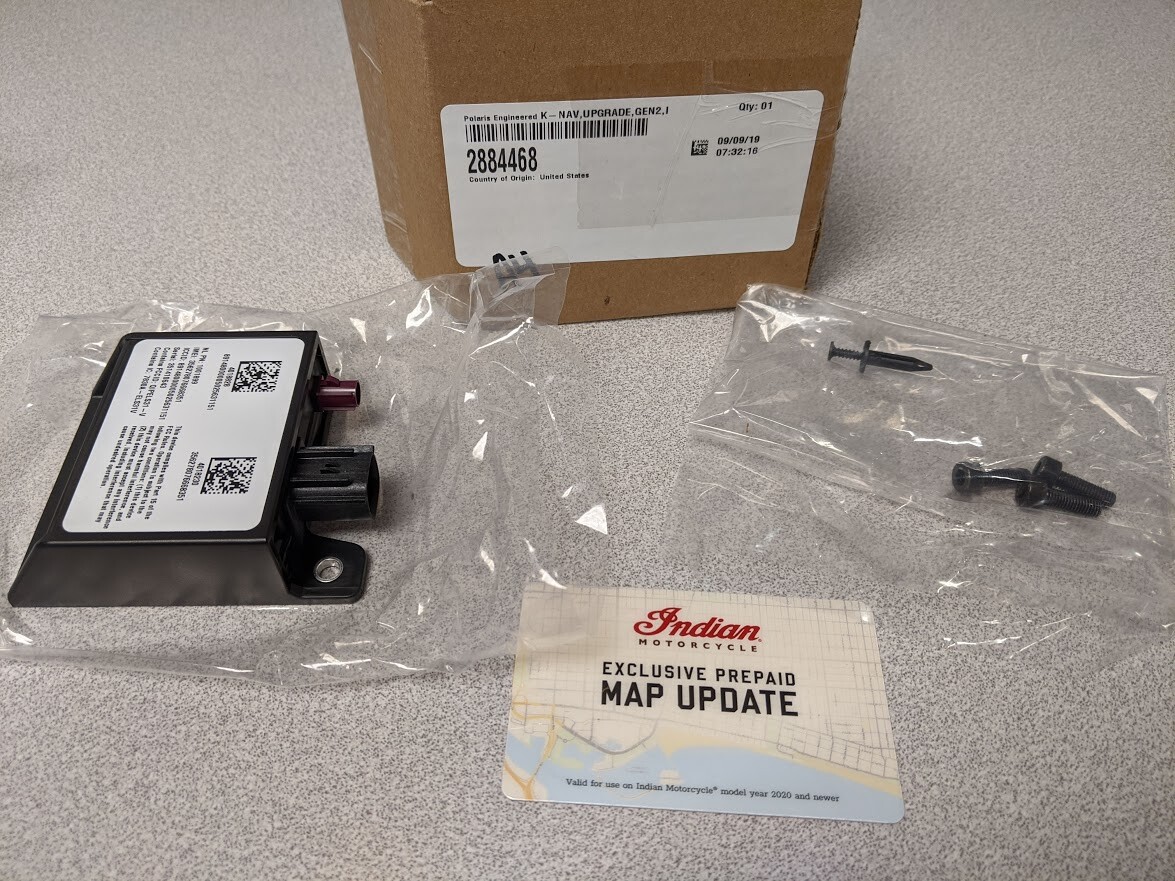 2884468 Indian Motorcycle Ride Command Navigation and Cellular 