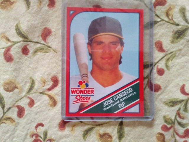 1990 Wonder Stars Jose Canseco Card 14 EBay