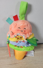 Melissa  Doug Ice Cream Take-Along Pull Toy Teether Vibrates