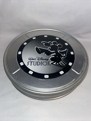 Vintage The Walt Disney Studios Mickey Mouse leere Keksdose in Filmrollenform