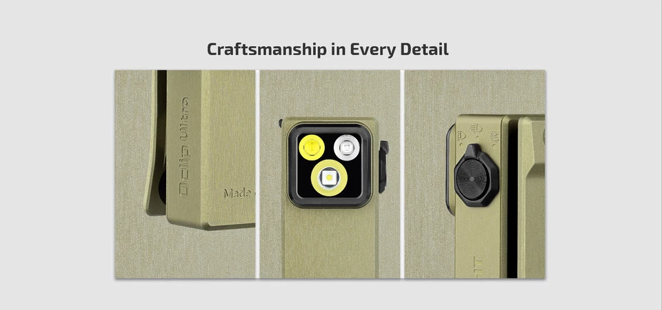 Linterna con clip recargable Olight Oclip Ultra 530 lúmenes USB-C Foto 4 de 4