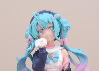 Figurine Anime Kawaii Hatsune Miku - PVC 20 Cm, Décoration Bureau, Collection, Cadeau Pour Fans