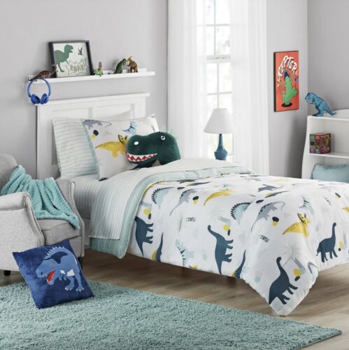 Member's Mark, 8 Pc - Bed-in-a-Bag Kids' Comforter Set | Dinosaur - Full - Picture 1 of 4