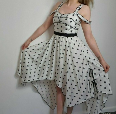 self portrait star handkerchief dress