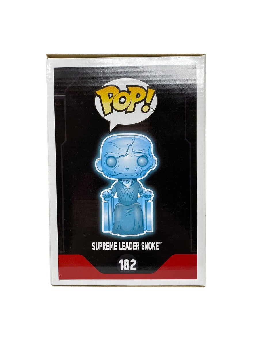 SF・ファンタジー・ホラー POP! STAR WARS SUPREME LEADER SNOKE 182 Funko POP Star Wars Supreme Leader Snoke 182 Vinyl Bobble