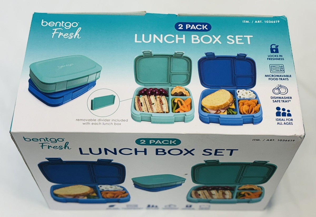 ⭐ Lunch Box Bundle Bentgo Fresh 2-Pack Leak-Proof, All Ages