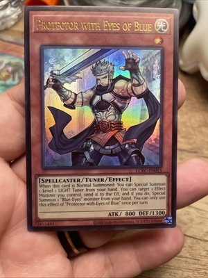 X3! Playset Protector with Eyes of Blue LCKC-EN013 Unlim. ULTRA RARE NM +Bonus 