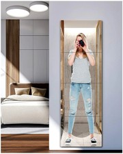 Unbreakable Full Length Mirror for Wall Mounted, over the Door Mirror, Full Body