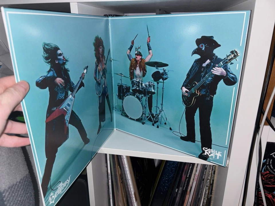 Castle Rat - The Bestiary Gatefold - Blue Splatter Deluxe Edition LP Vinyl NEW - Image 3 of 4